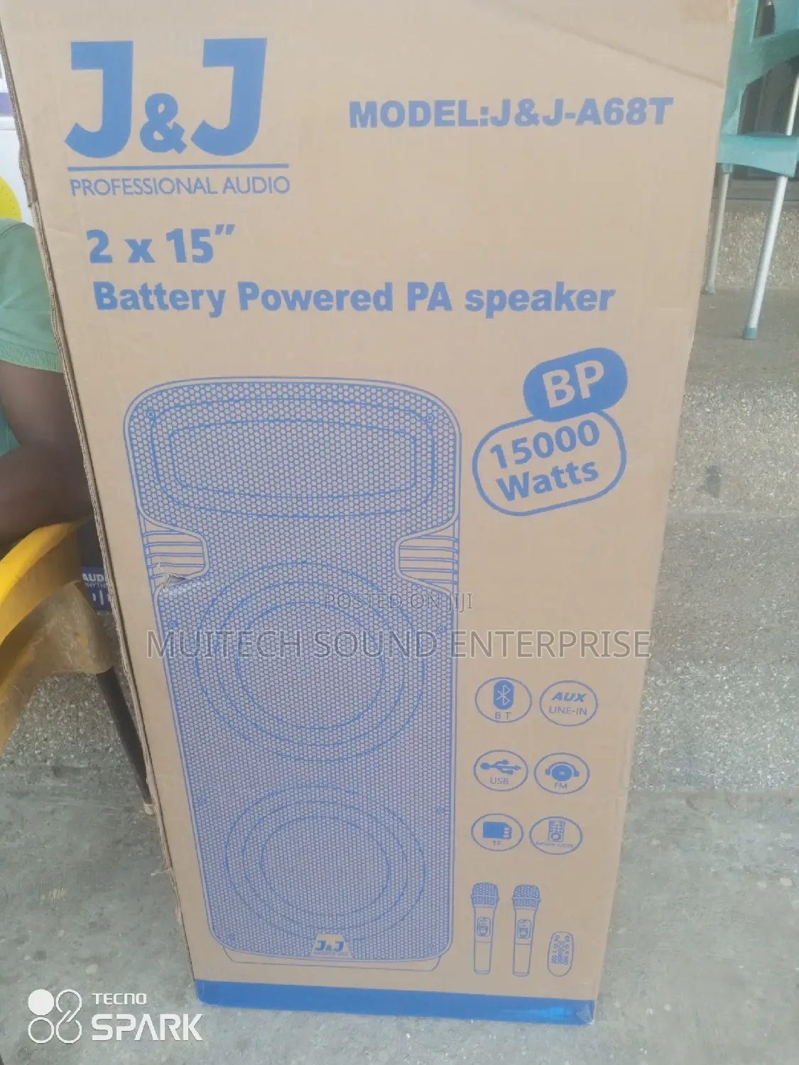 J J Rechargeable Pa Speaker
