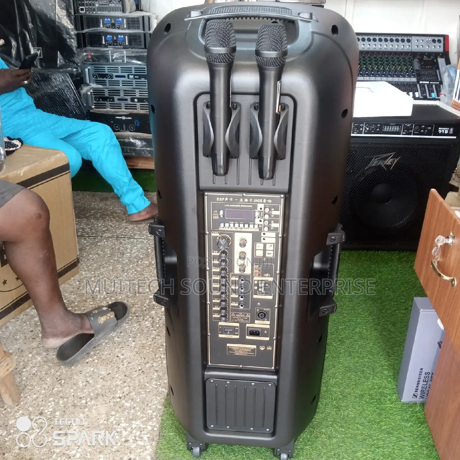 J J Rechargeable Pa Speaker