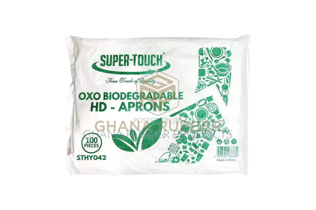 Disposable White Poly Aprons (10 Packets)