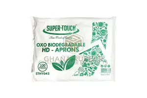 Disposable White Poly Aprons (10 Packets)