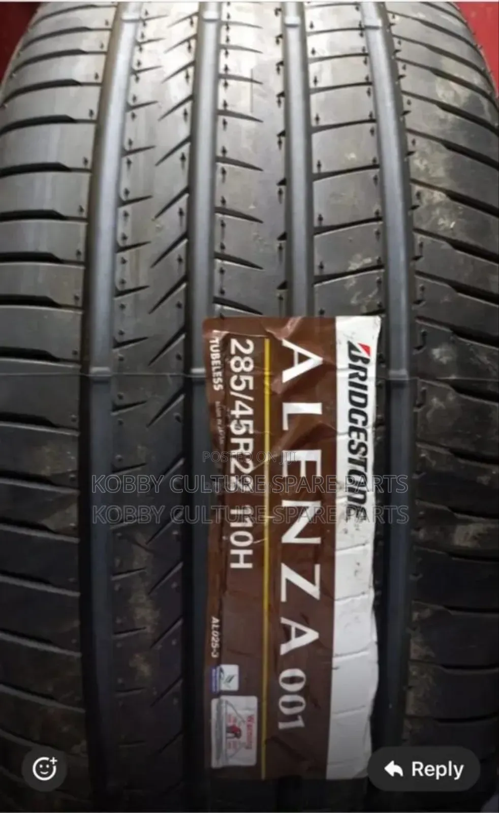 Original Bridgestone 285/45r22 Tyres Available for All Cars