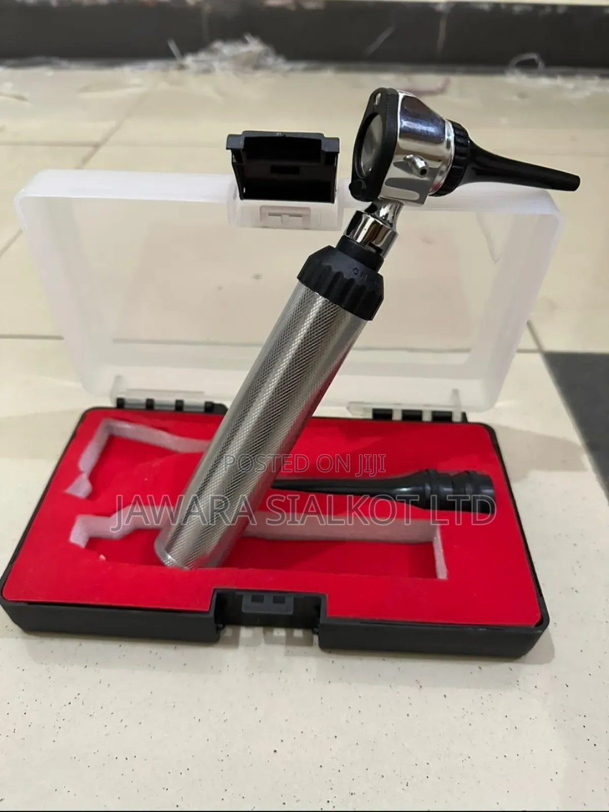 Fiber Optic Mini Otoscope Brass Handle