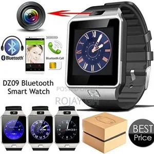 Dz09 Smartwatch (Picks Sim Memory Card) - Black