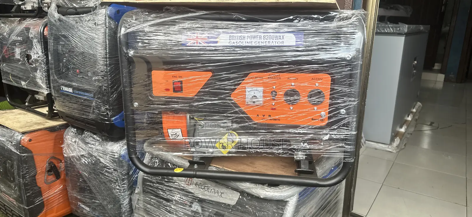 Uk Petrol 7kva Generator 8000wqx