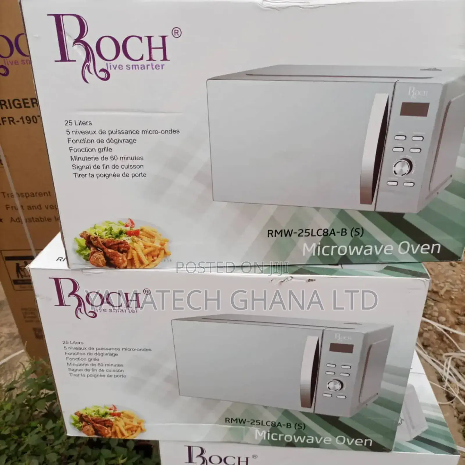 Roch 25 Litres Digital Smart Microwave With Grill Screen