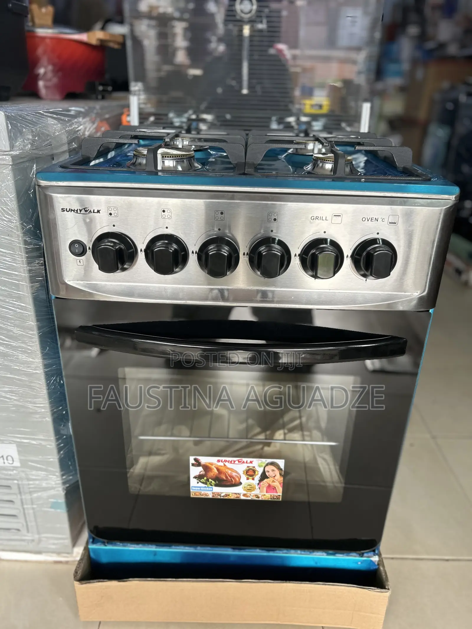 Sunny Walk 55 X 60 Full Stainless Gas Cooker