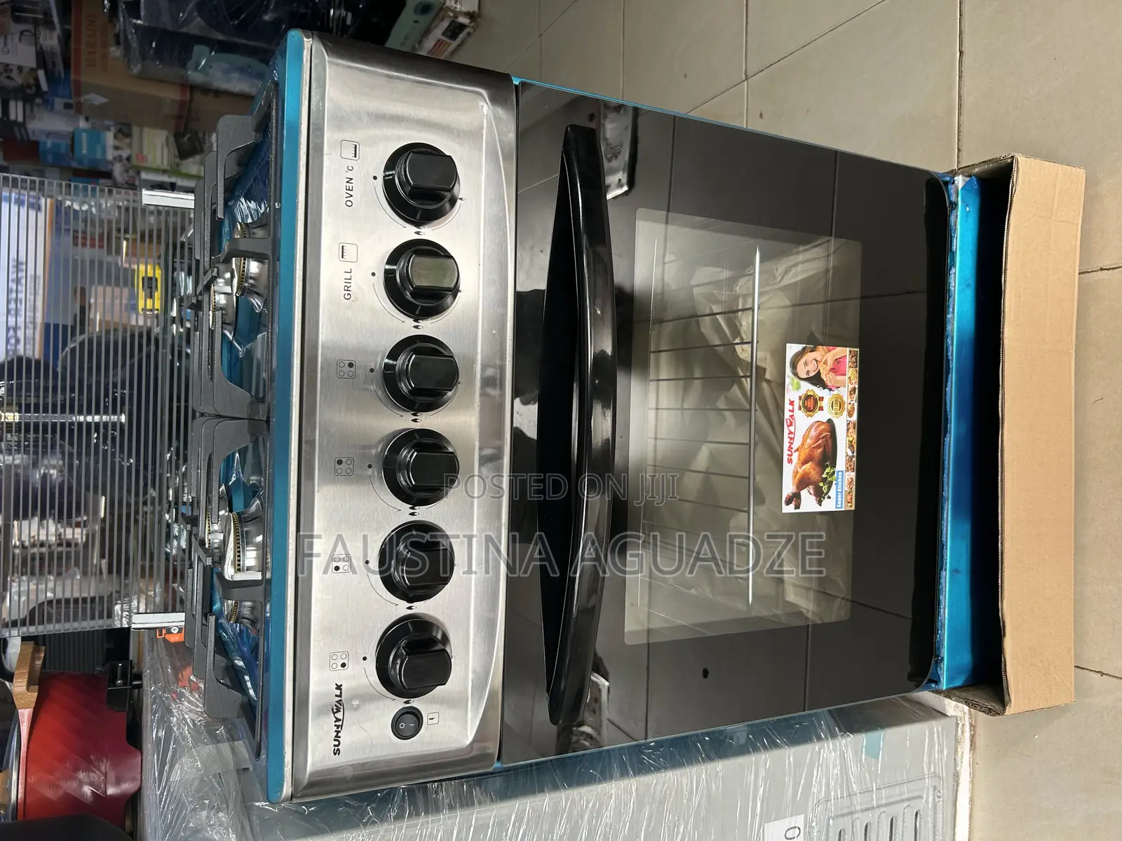 Sunny Walk 55 X 60 Full Stainless Gas Cooker