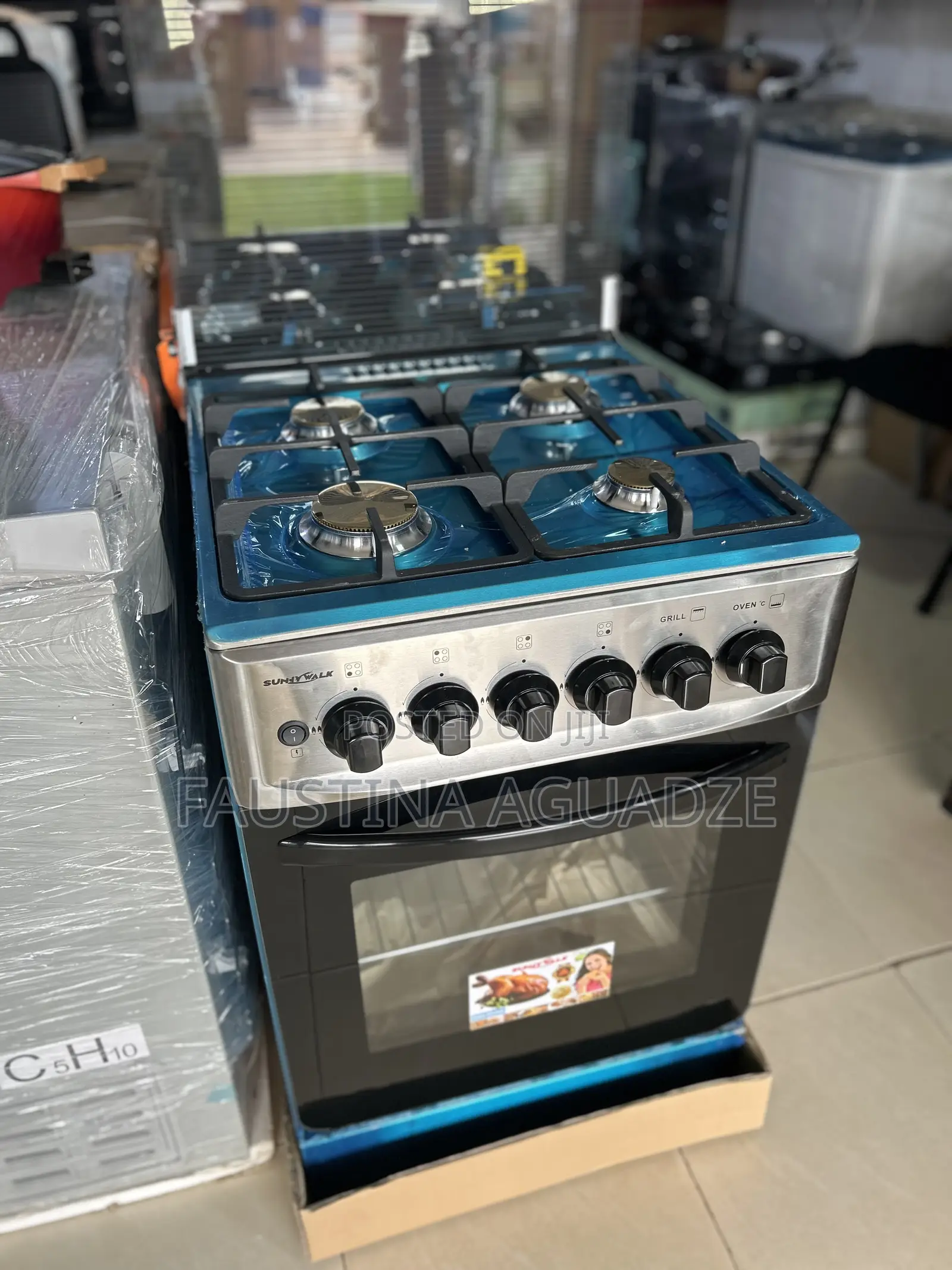 Sunny Walk 55 X 60 Full Stainless Gas Cooker