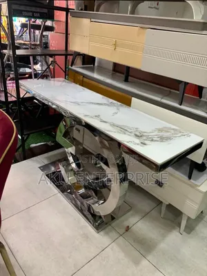 Console Table Luxury Gold and Silver