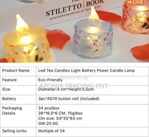 4pcs Cute Table Top Decor Lamps