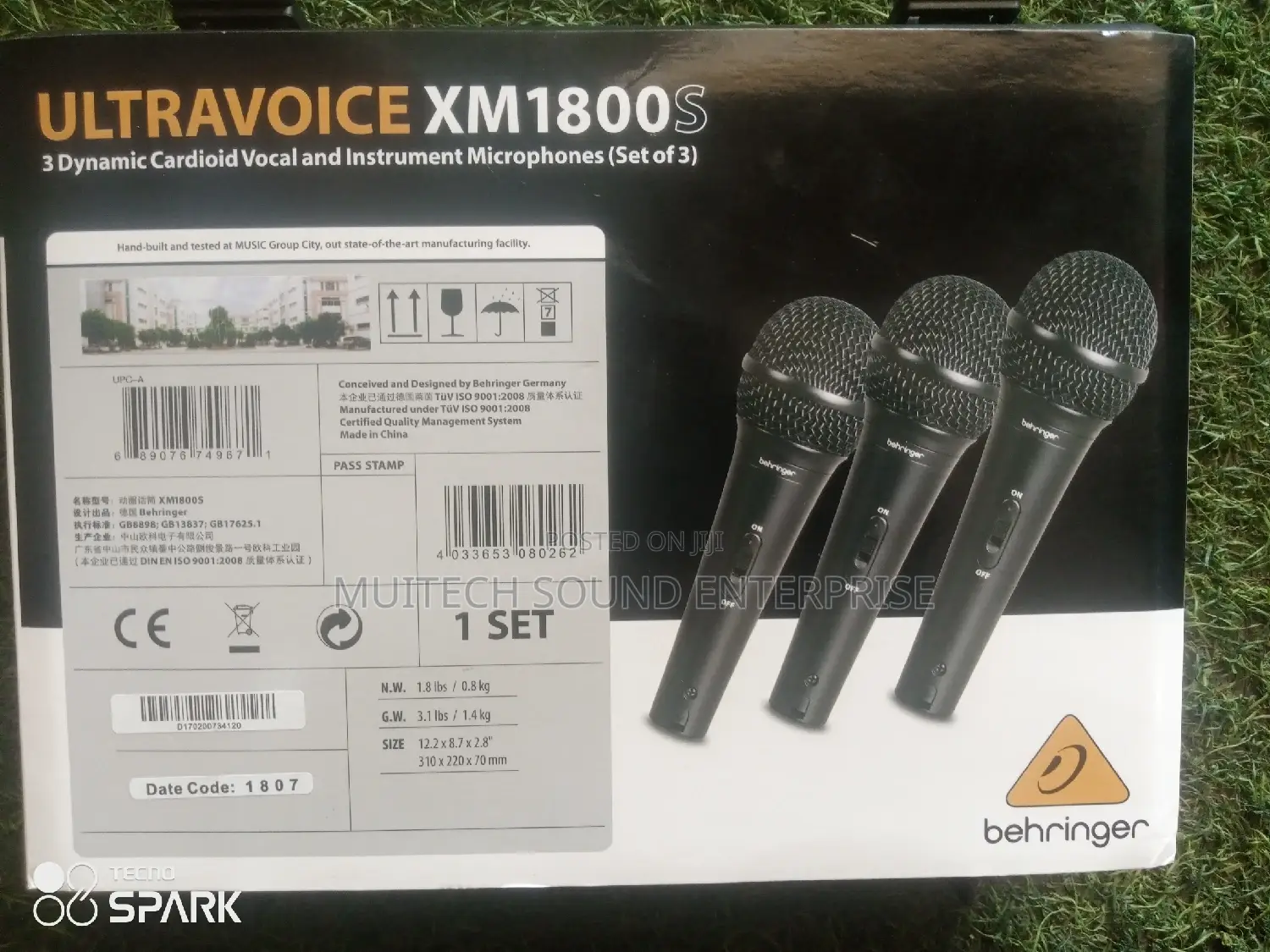 Behringer Cord Microphones (3 in 1 )