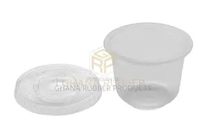 Ice Cream Cups + Flat Lids Transparent 300cc (1000pcs)