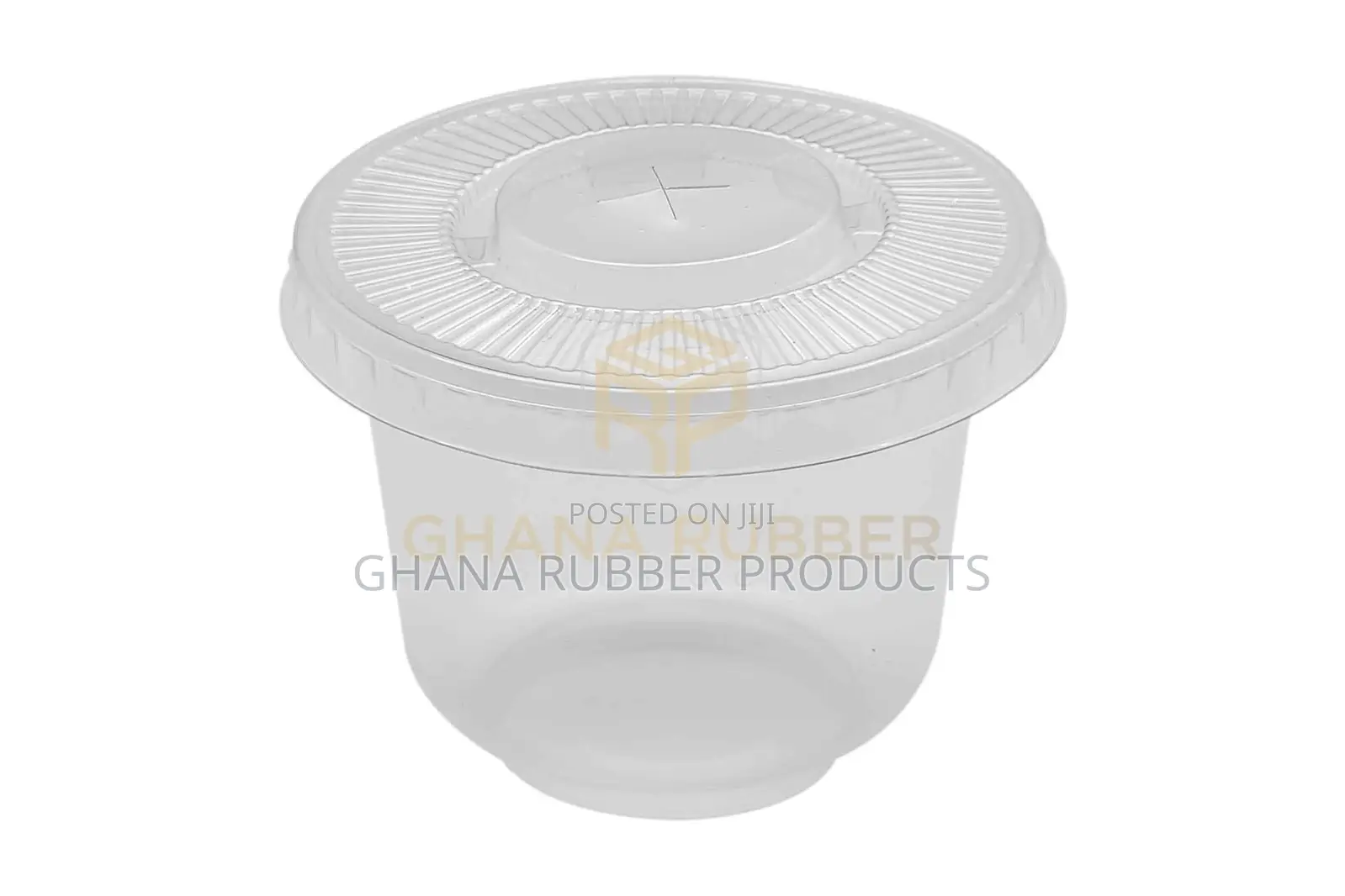 Ice Cream Cups + Flat Lids Transparent 300cc (1000pcs)