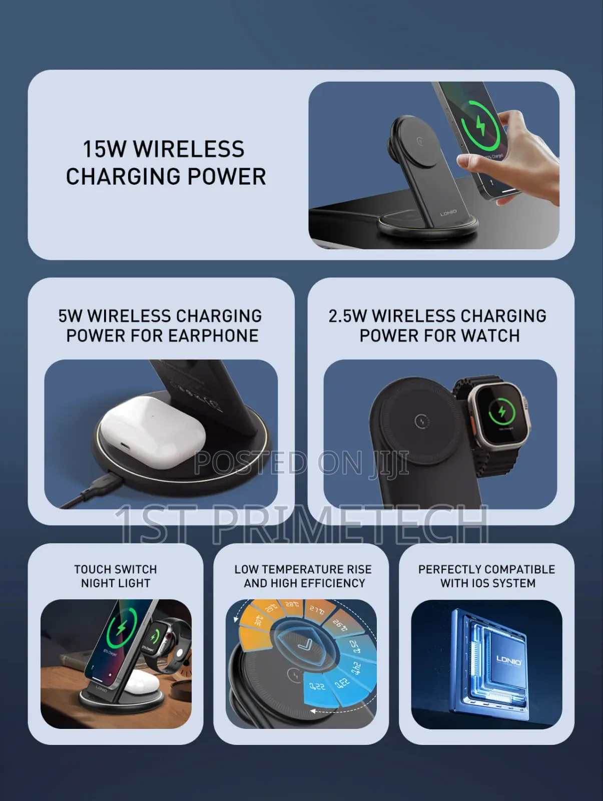 Ldnio 3 in 1 Wireless Charger