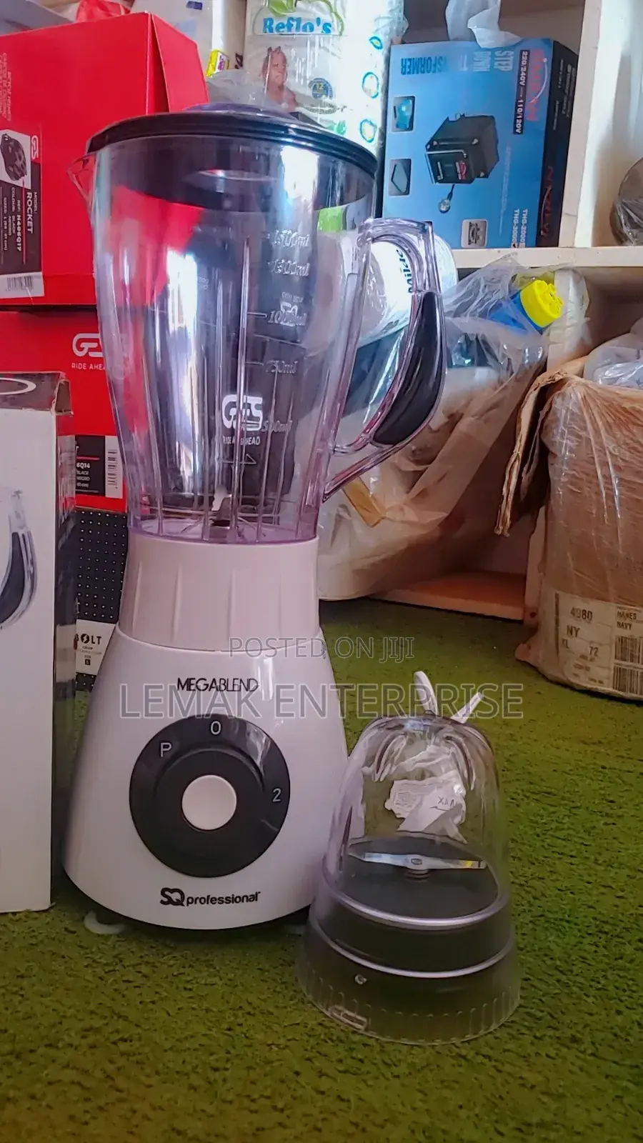 SQ Professional MEGABLEND Blender and Grinder 600W 1.5L