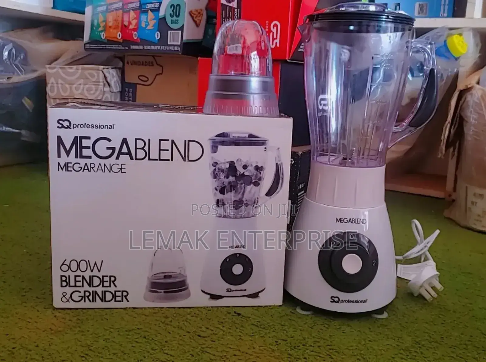 SQ Professional MEGABLEND Blender and Grinder 600W 1.5L