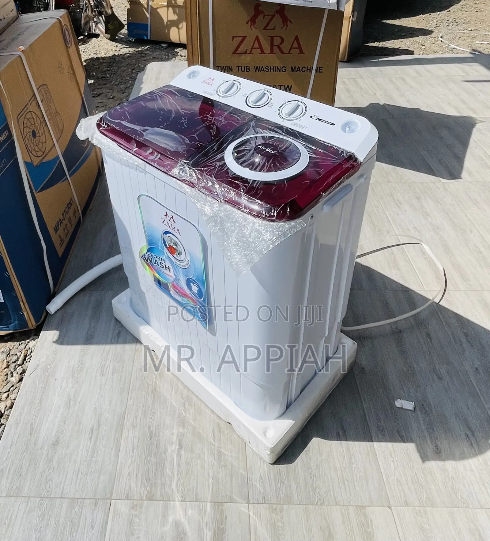 Energy Efficient Zara 5kg Semi-Auto Washing Machine(White).