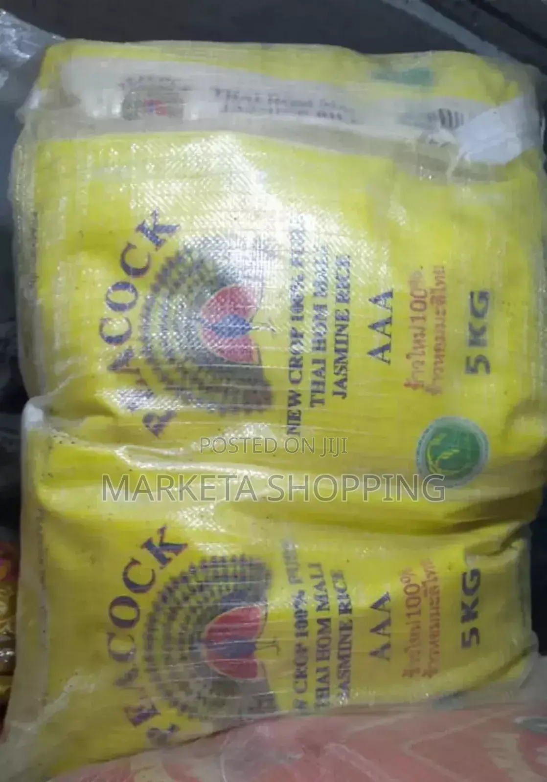Peacock Rice 5x5kg