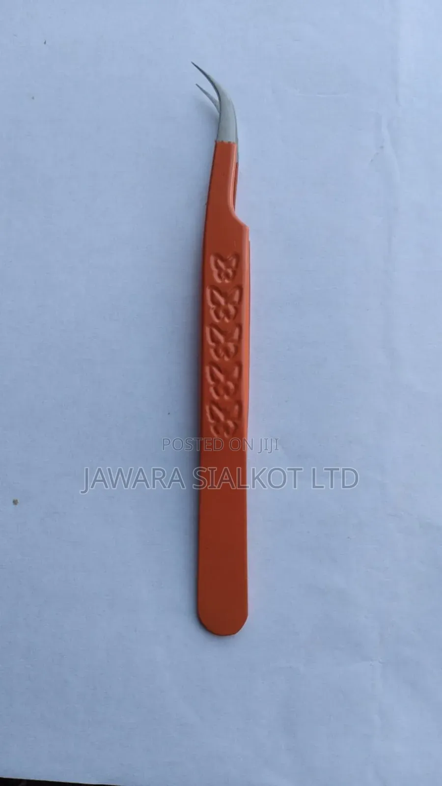 Eye Lash Extension Tweezer With Fiber Tip Stainless Steel