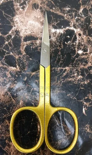 Golden Handle Nail Scissior 4" Stainless Steel