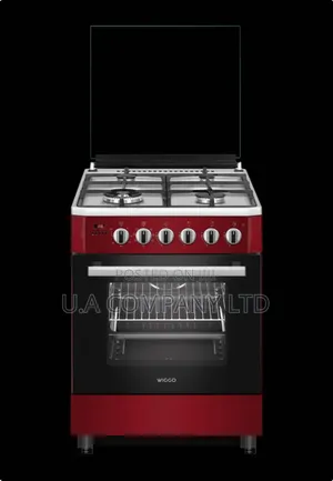Wiggo 60cm 4 Burner Gas Stove With Wok Extension