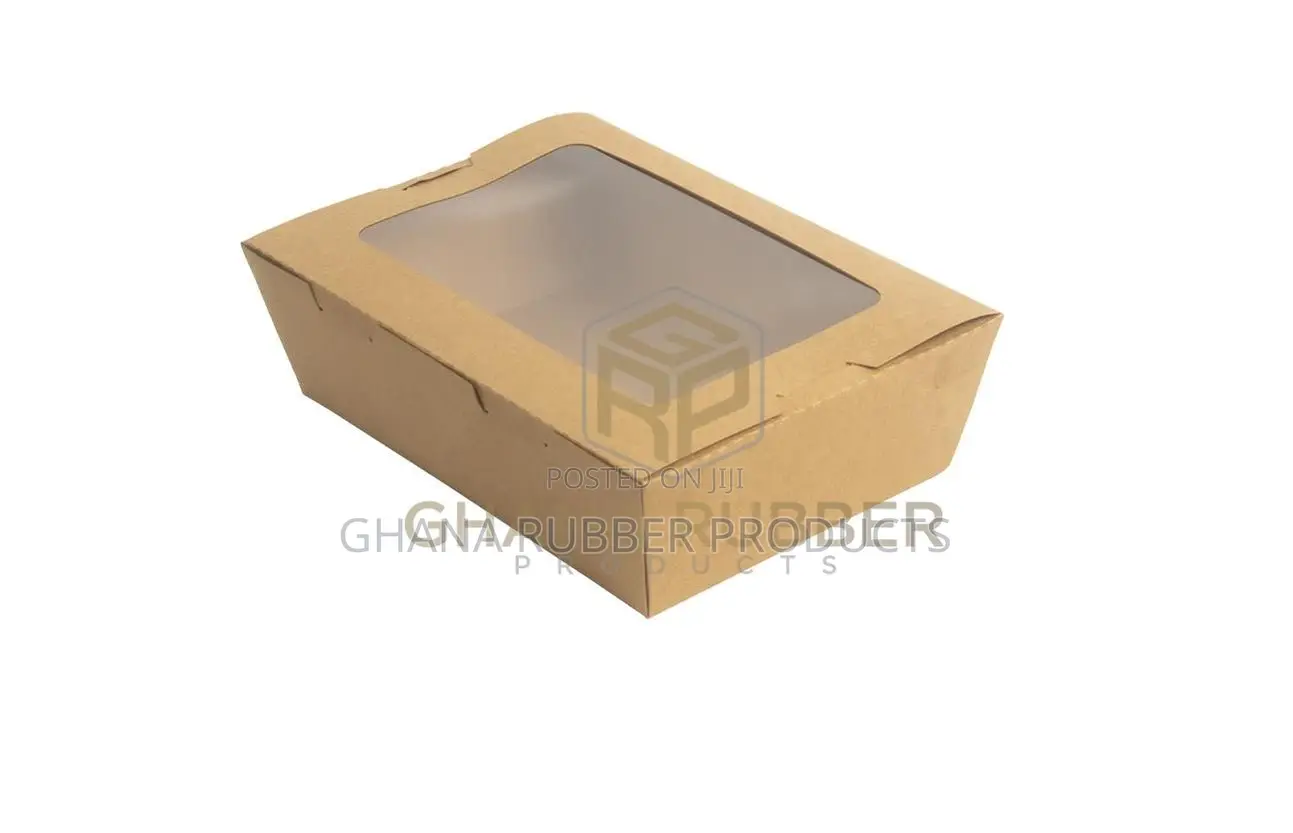 Kraft Meal Box With Window 1600ml (200pcs)