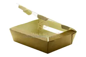 Kraft Meal Boxes With Window Large (200pcs)