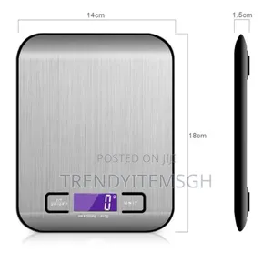 5kg Digital Kitchen Scale Stainless Steel