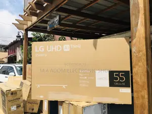 New Lg 55” Uhd Smart Bluetooth Tv
