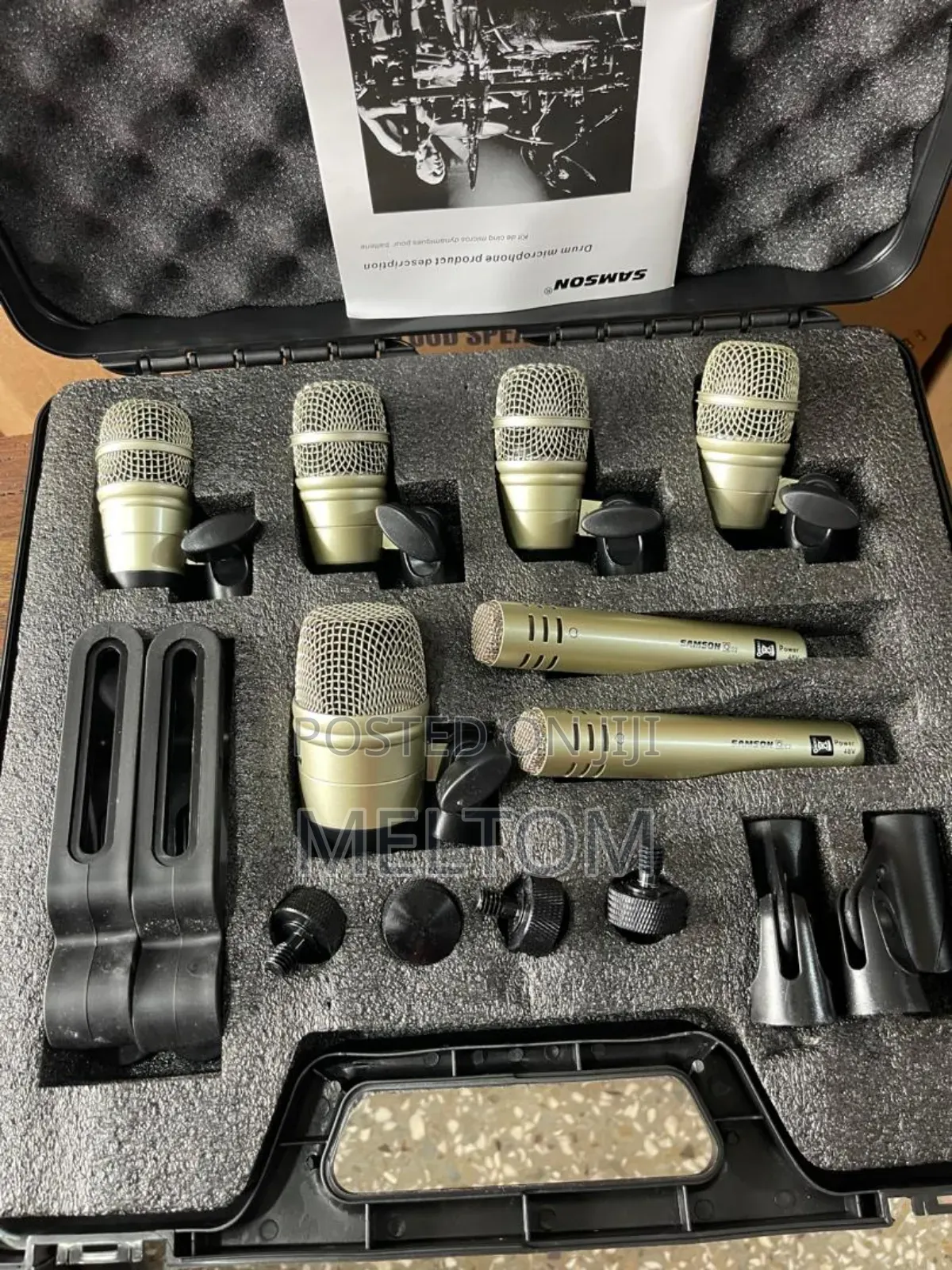 Samson Audio Q7kit Gold Drum Microphone