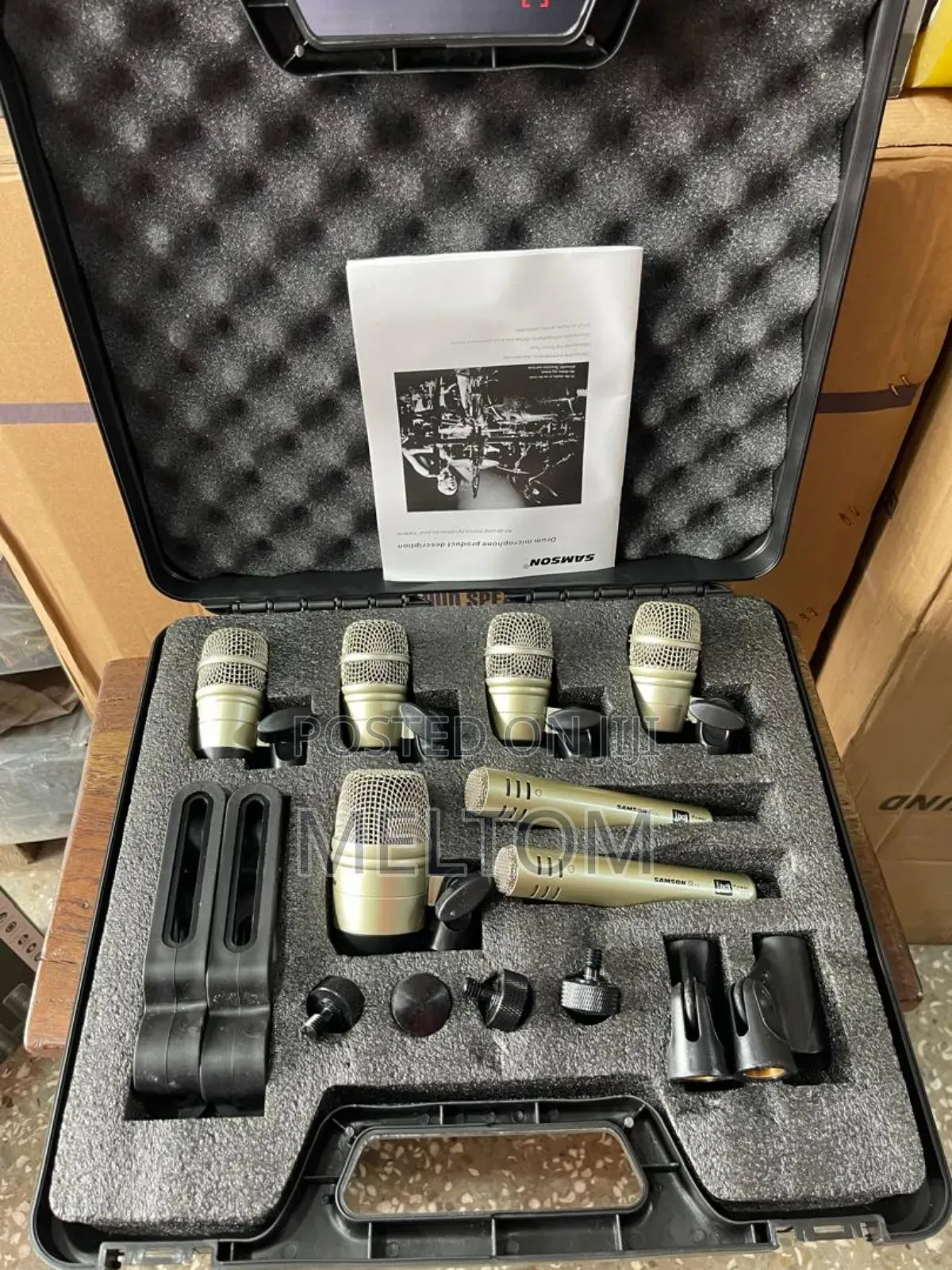 Samson Audio Q7kit Gold Drum Microphone
