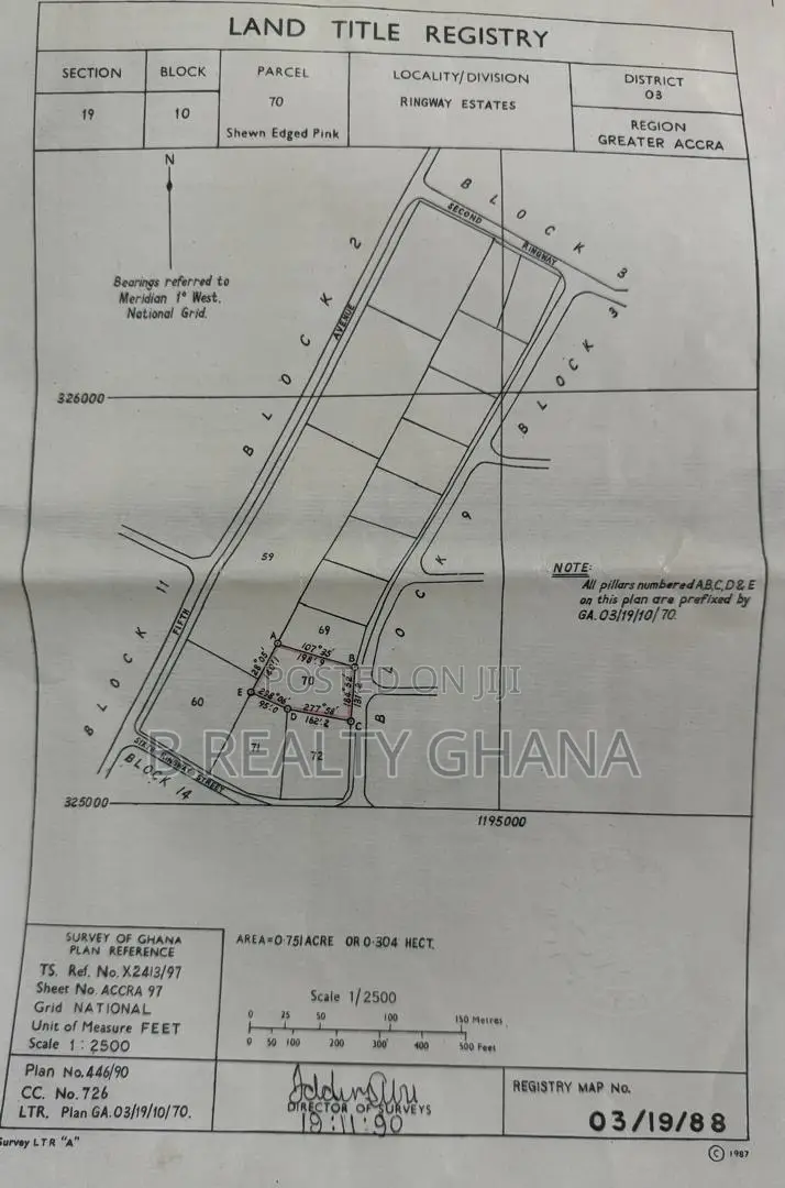 A Titled Acre of Land at Ringway for Sale