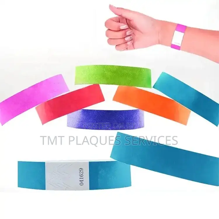 TYVEK Wristbands Tickets for Events and Programs