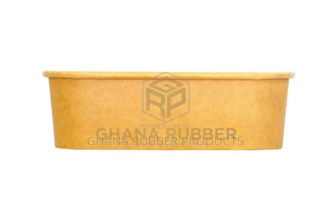 Kraft Rectangular Container 650ml + Lids (300pcs)
