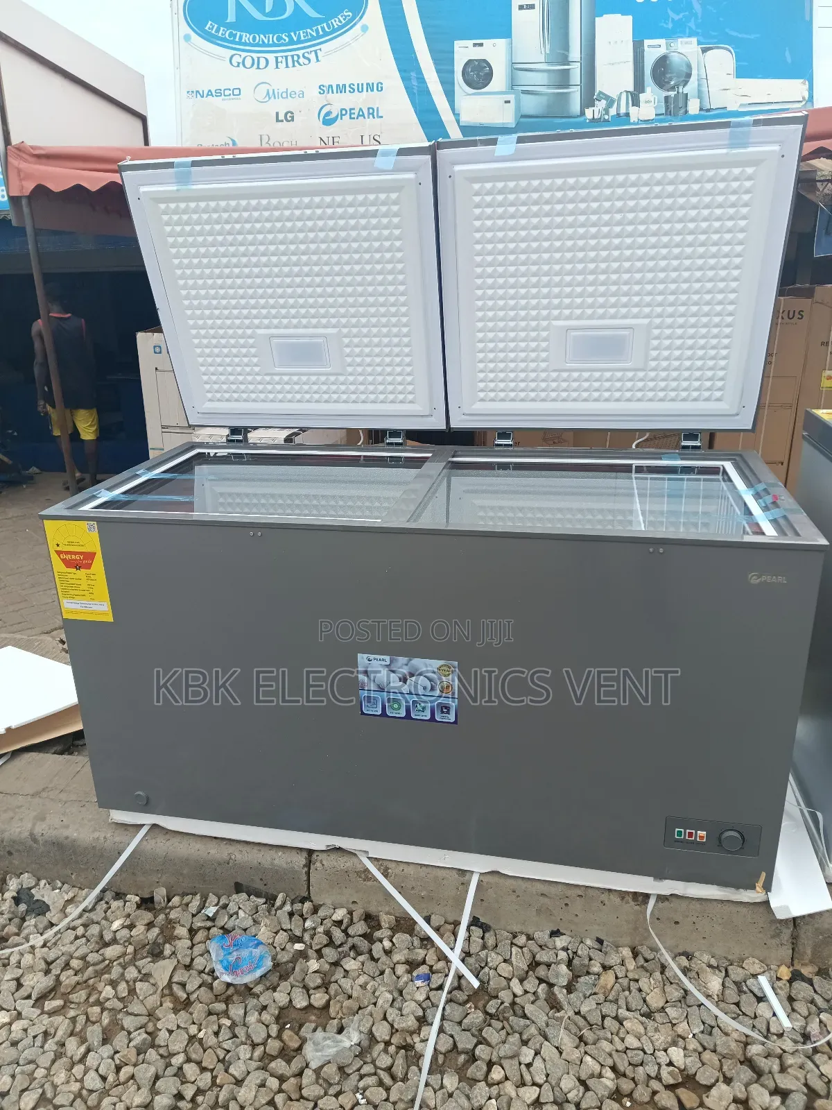 Pearl 400liter Double Door Chest Freezer