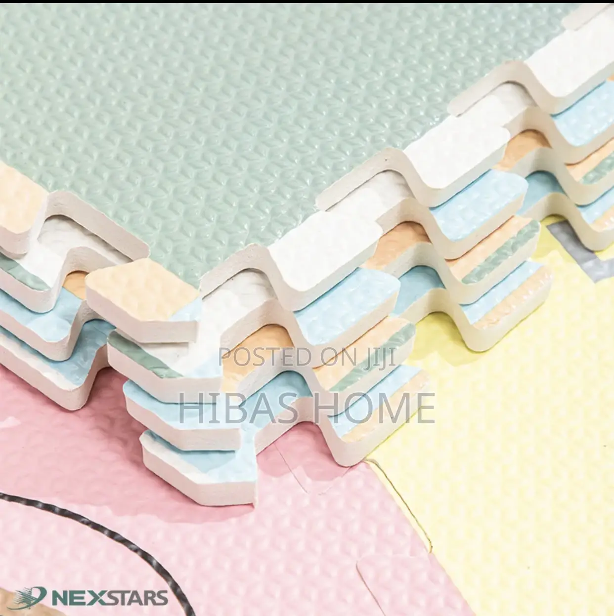 Big Size Floor Puzzle Mat 120x120cm Colorful Play Mat