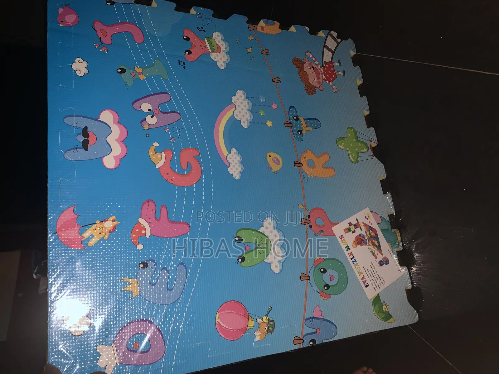 Big Size Floor Puzzle Mat 120x120cm Colorful Play Mat