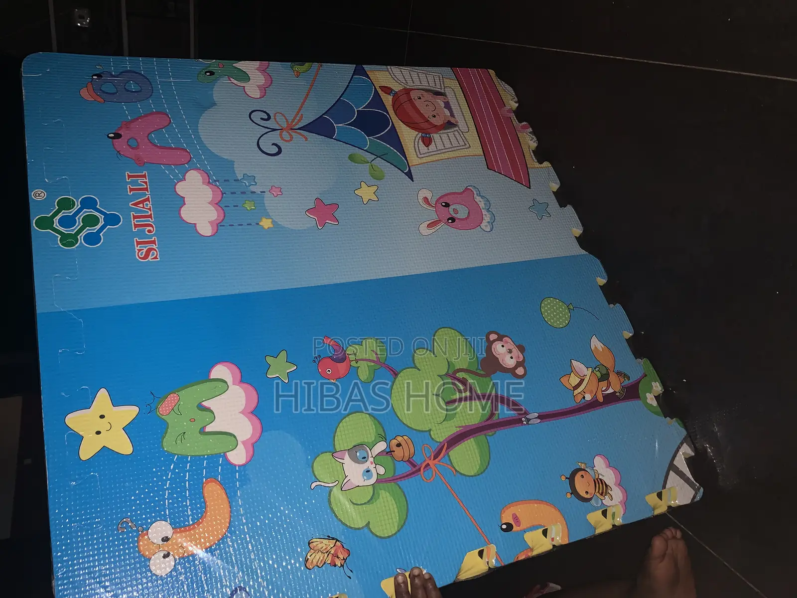 Big Size Floor Puzzle Mat 120x120cm Colorful Play Mat