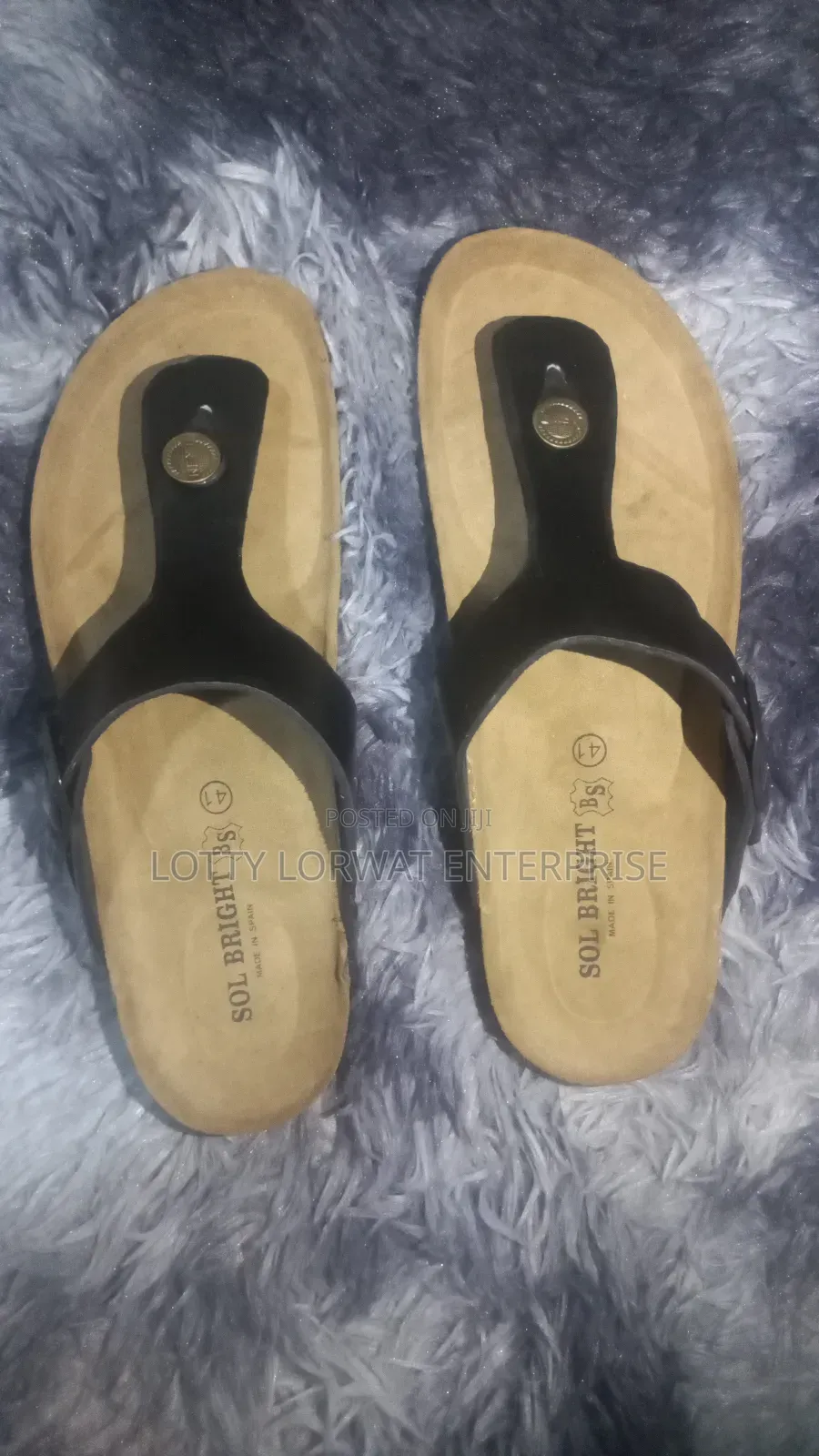 Men Leather/ Birkenstock Slippers
