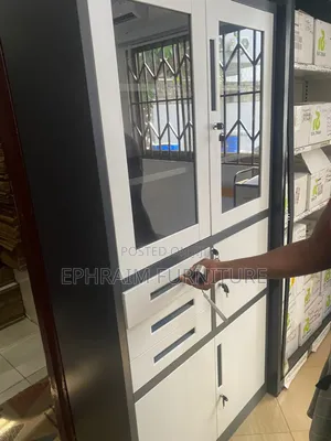 Durable Metal Cabinet With Safe