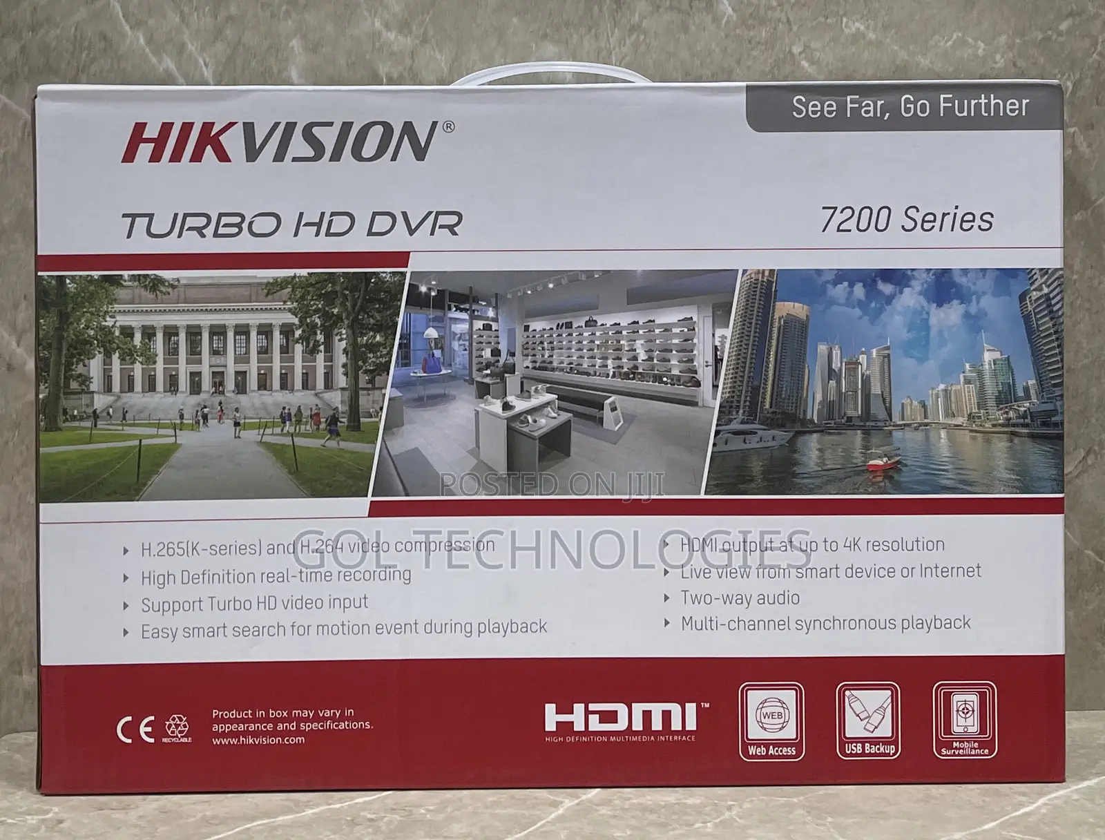 16ch Hikvision DVR Ds7216hghi-M1 16channel Turbo Hd DVR 2mp
