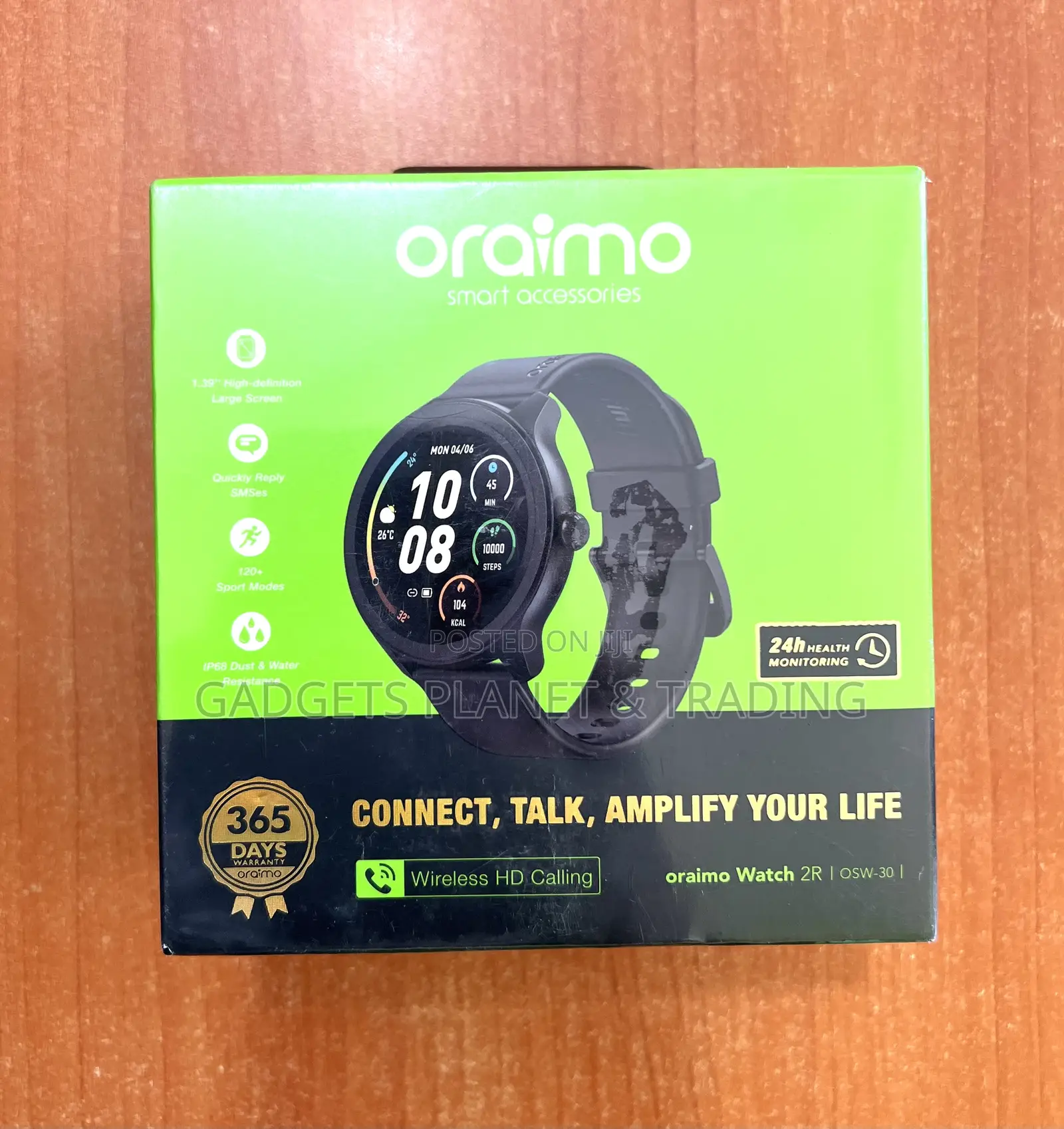 Oraimo Watch 2r 1.39" TFT Ip68 Smart Watch | Osw-30