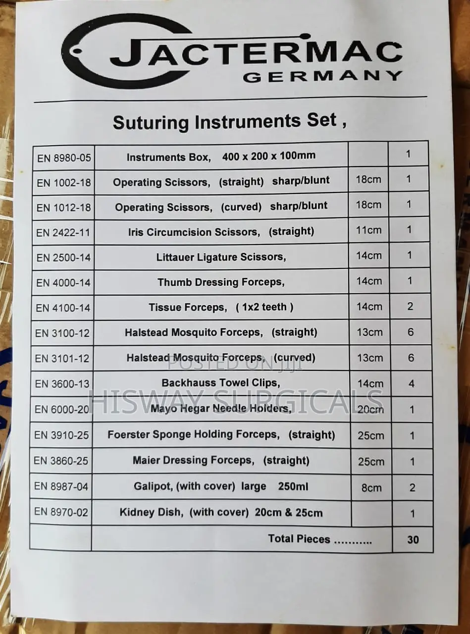 Suturing Set