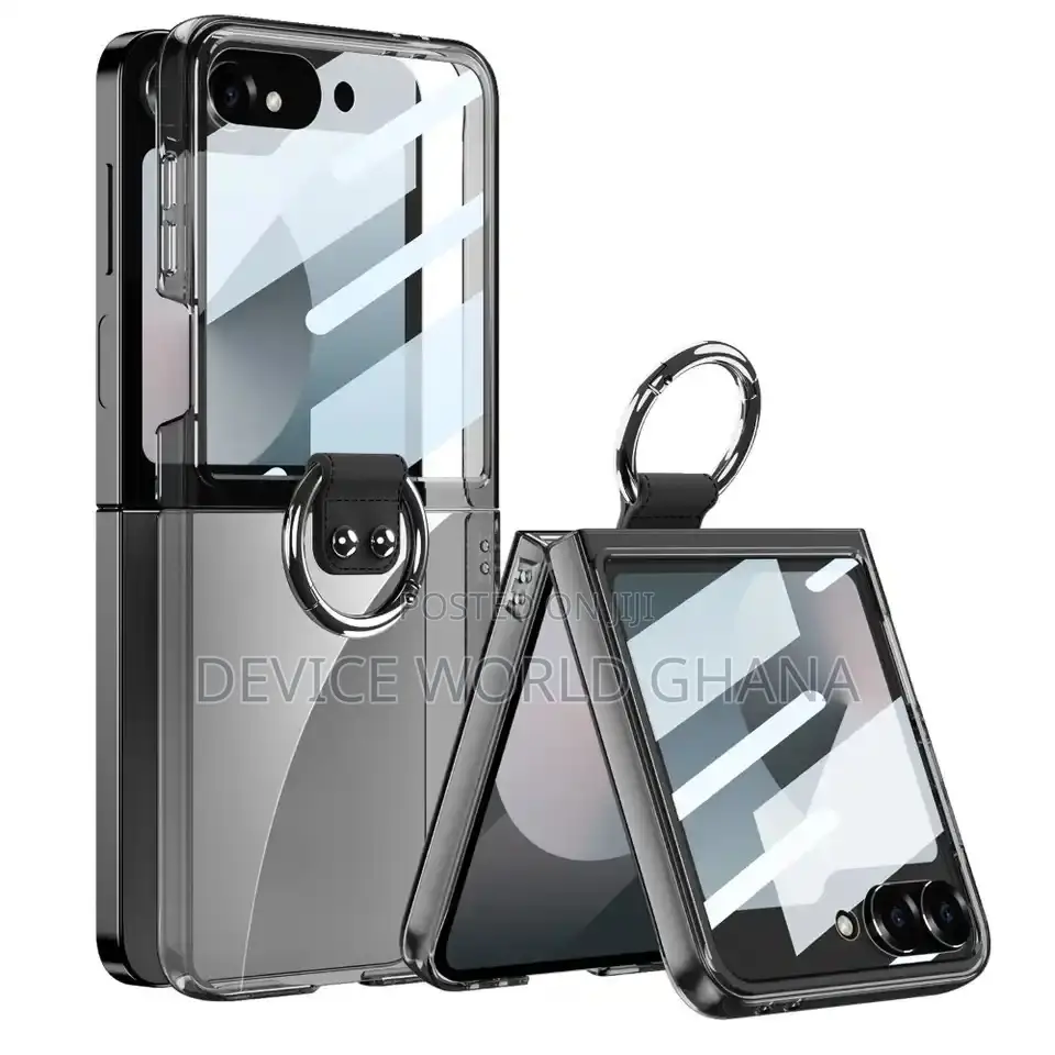 Unc Transparent Color Case Available for Samsung Z Flip 6, 5