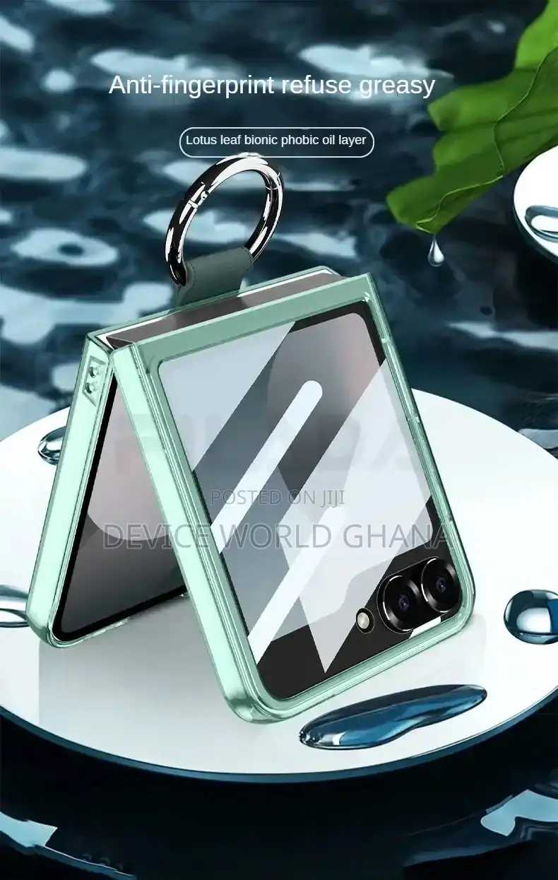 Unc Transparent Color Case Available for Samsung Z Flip 6, 5