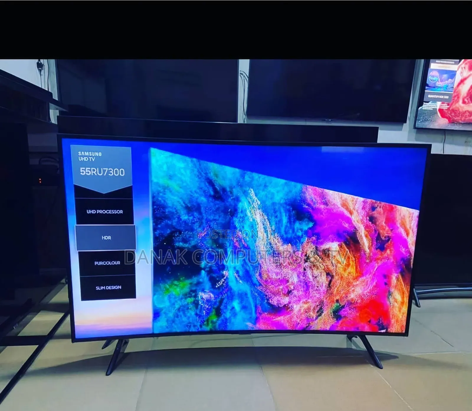 Samsung 55" Curved Uhd Smart Digital Tv