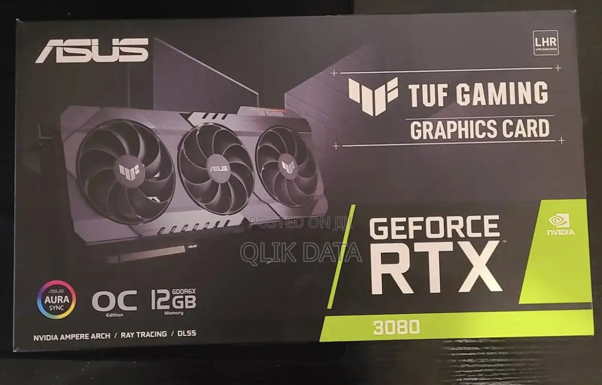 ASUS Tuf Nvidia Geforce RTX 3080 V2 Oc Graphics Card 10gb