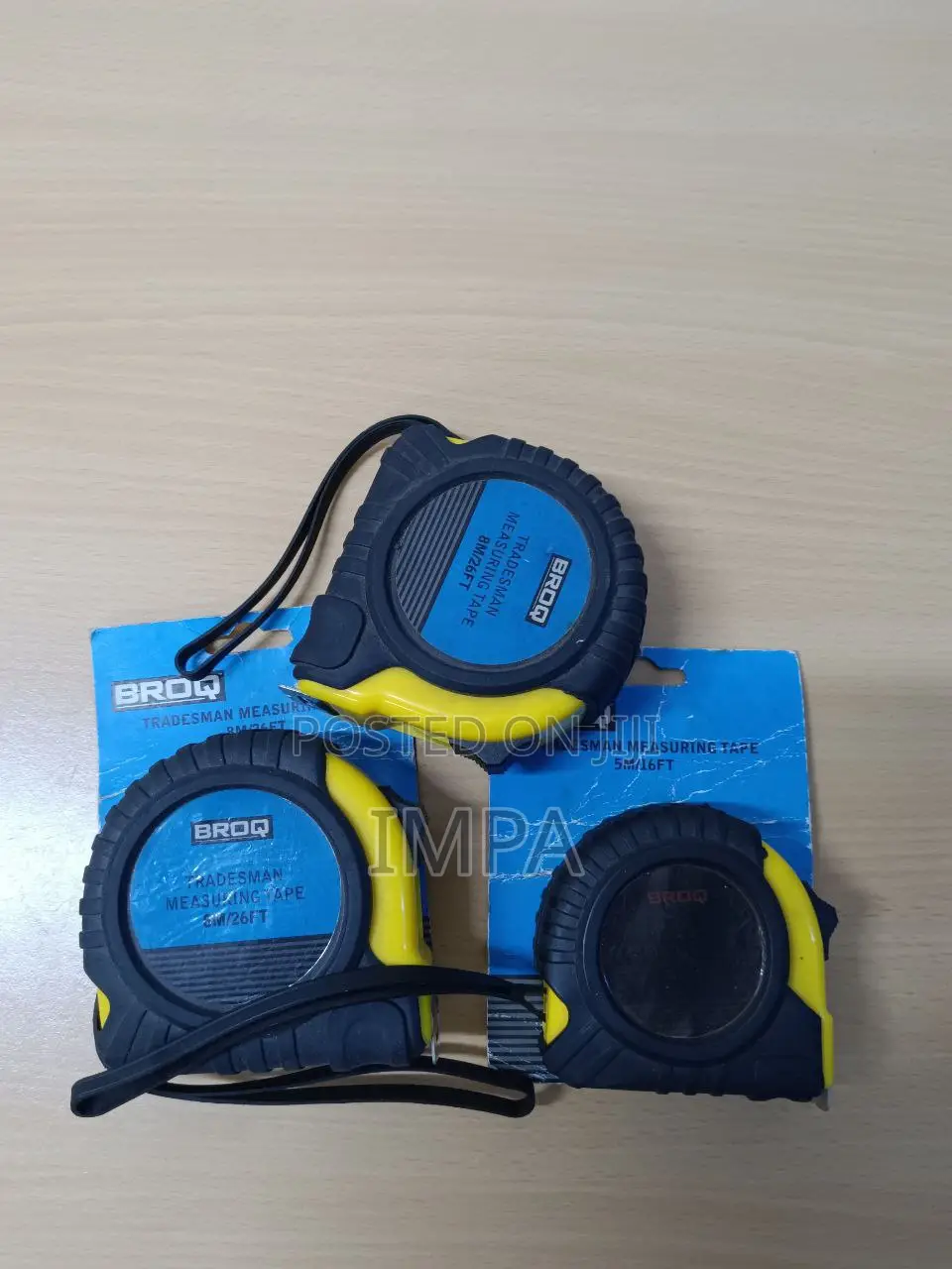 Tradesman Measuring Tape 8m/26ft-Brand: BROQ