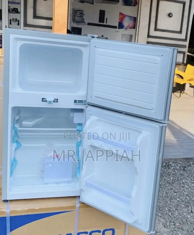 New Advance Nasco NASF2-120 Top Freezer Fridge.