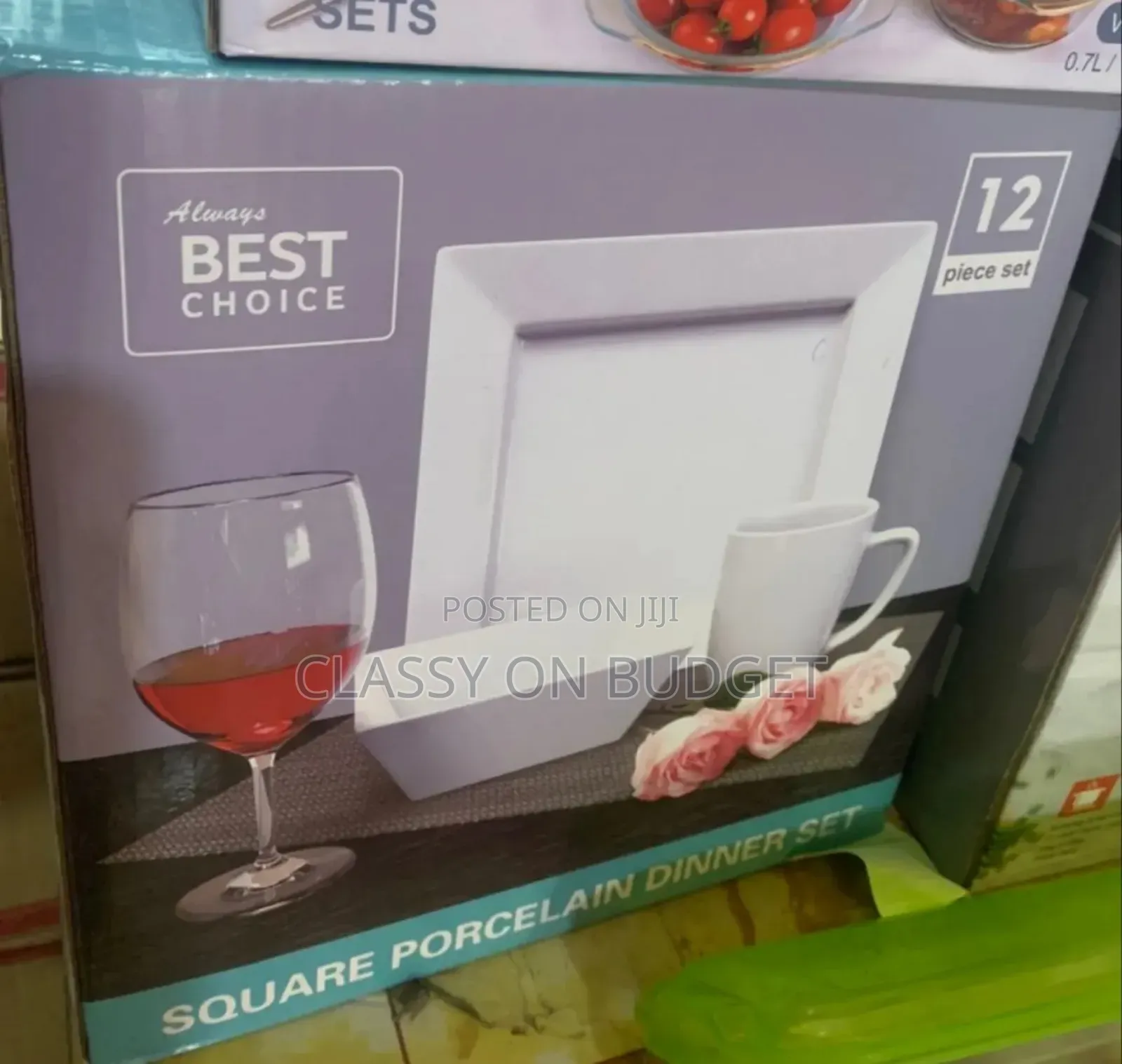 12pcs Dinnerset- Square